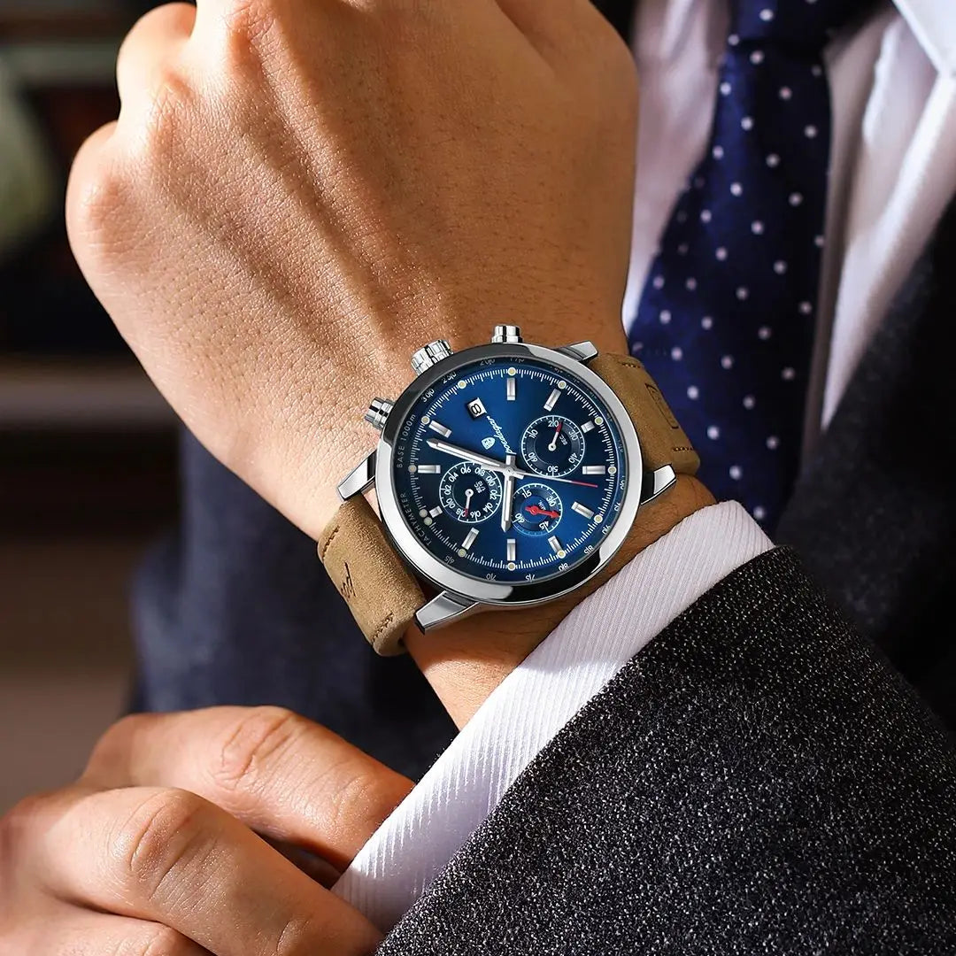 Reloj de Lujo POEDAGAR® Cuero