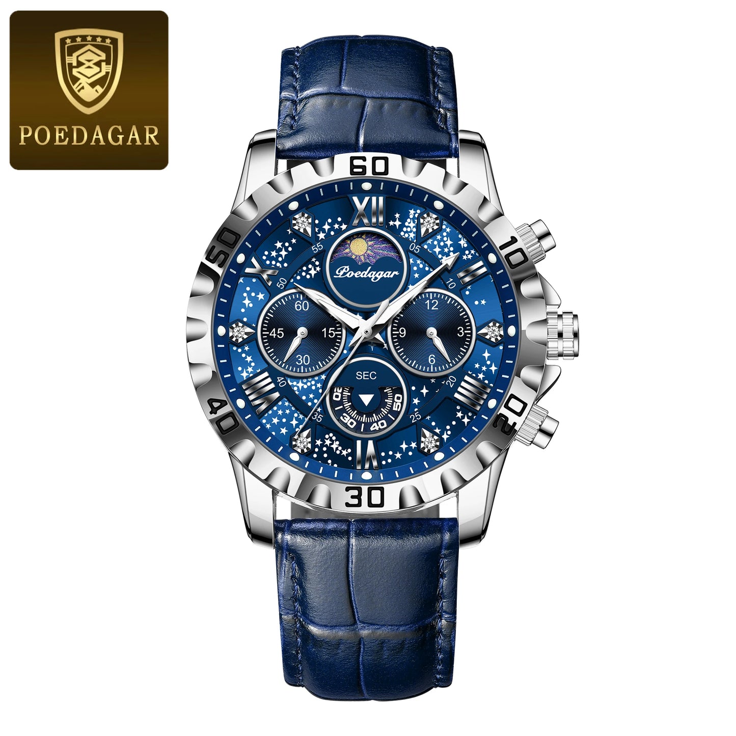 Reloj Poedagar® de Cuero
