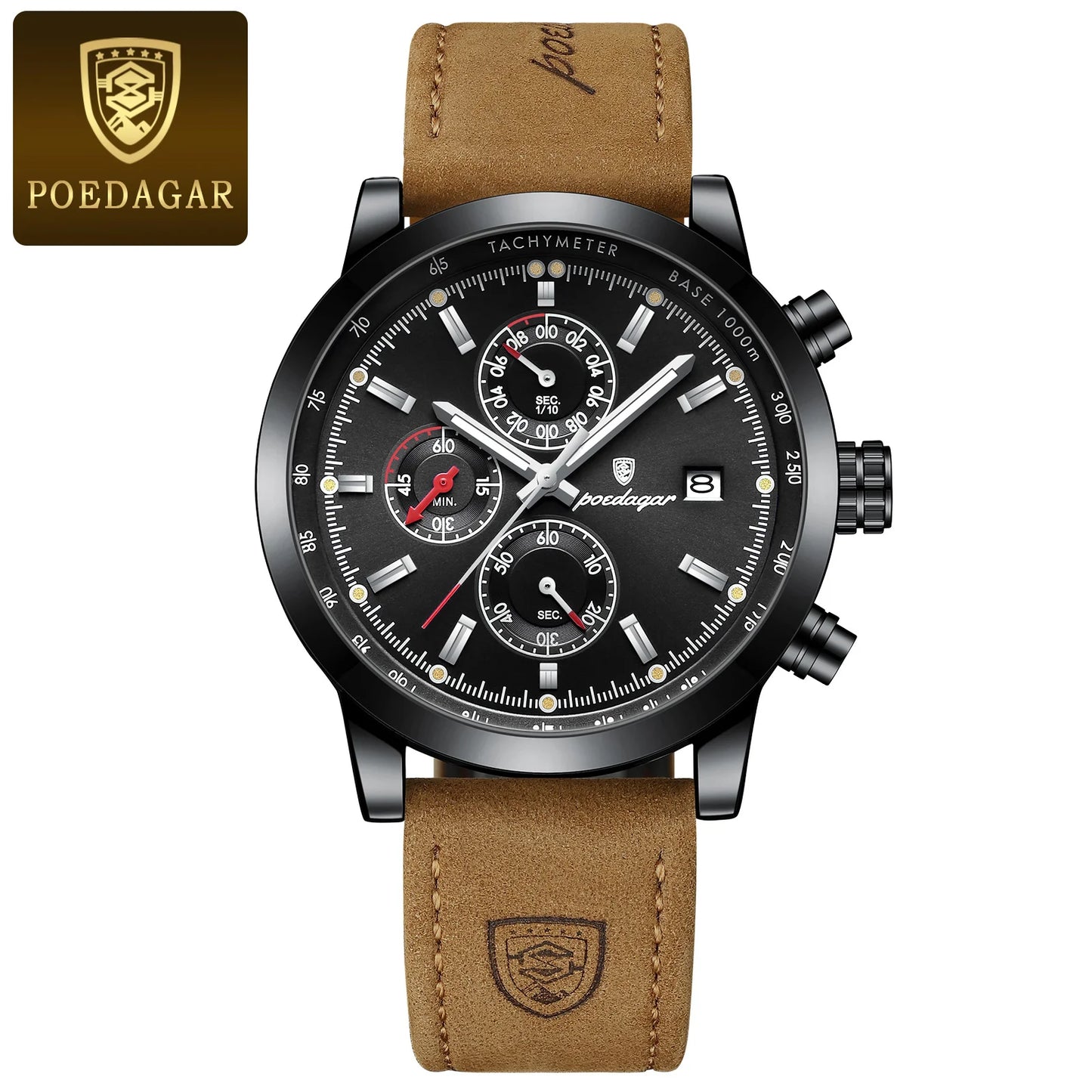Reloj de Lujo POEDAGAR® Cuero