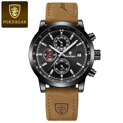 Reloj de Lujo POEDAGAR® Cuero