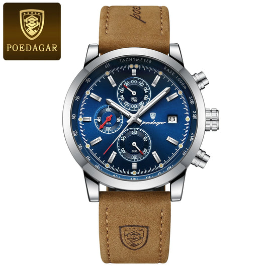 Reloj de Lujo POEDAGAR® Cuero