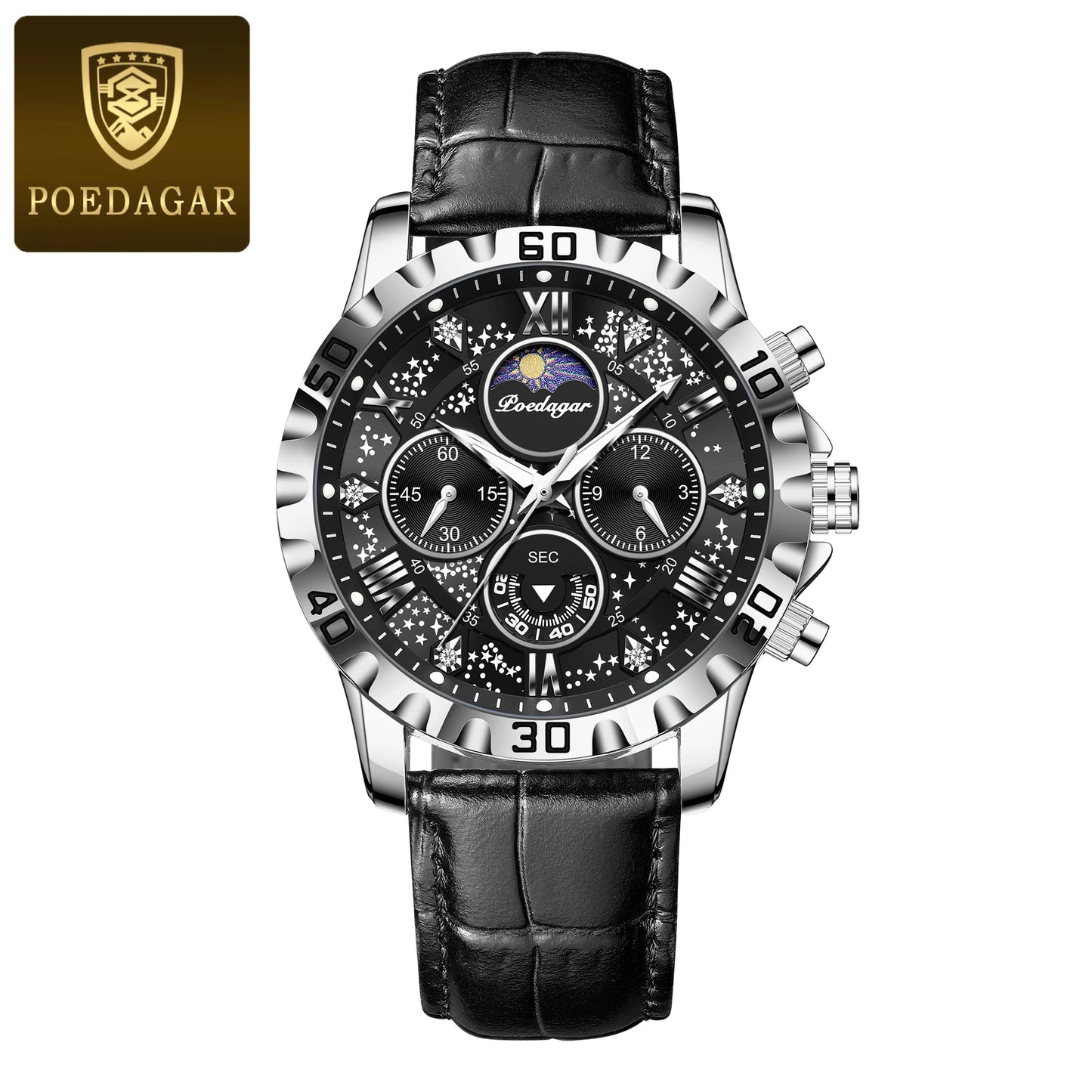 Reloj Poedagar® de Cuero